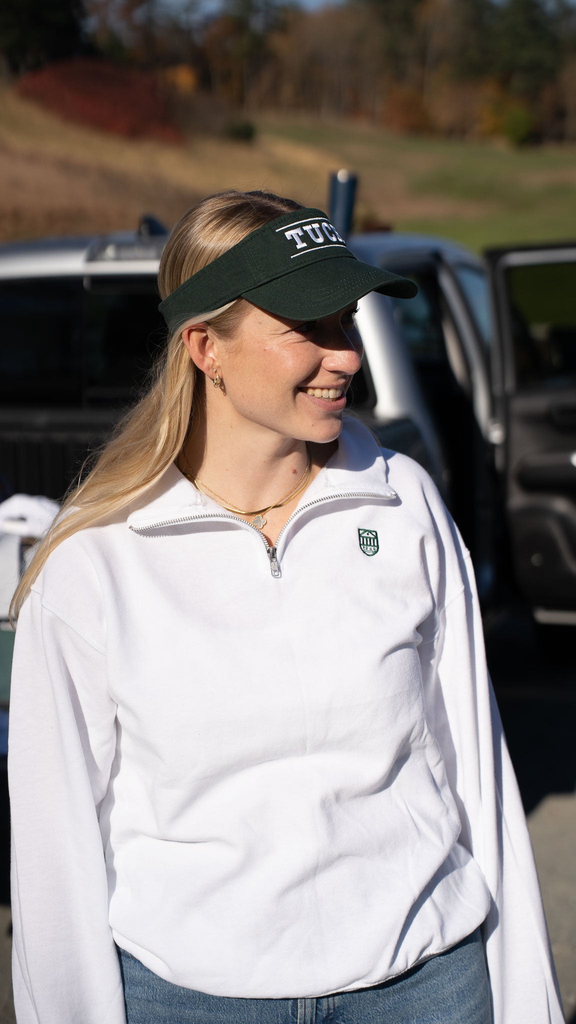 Shield Embroidered Quarter-Zip