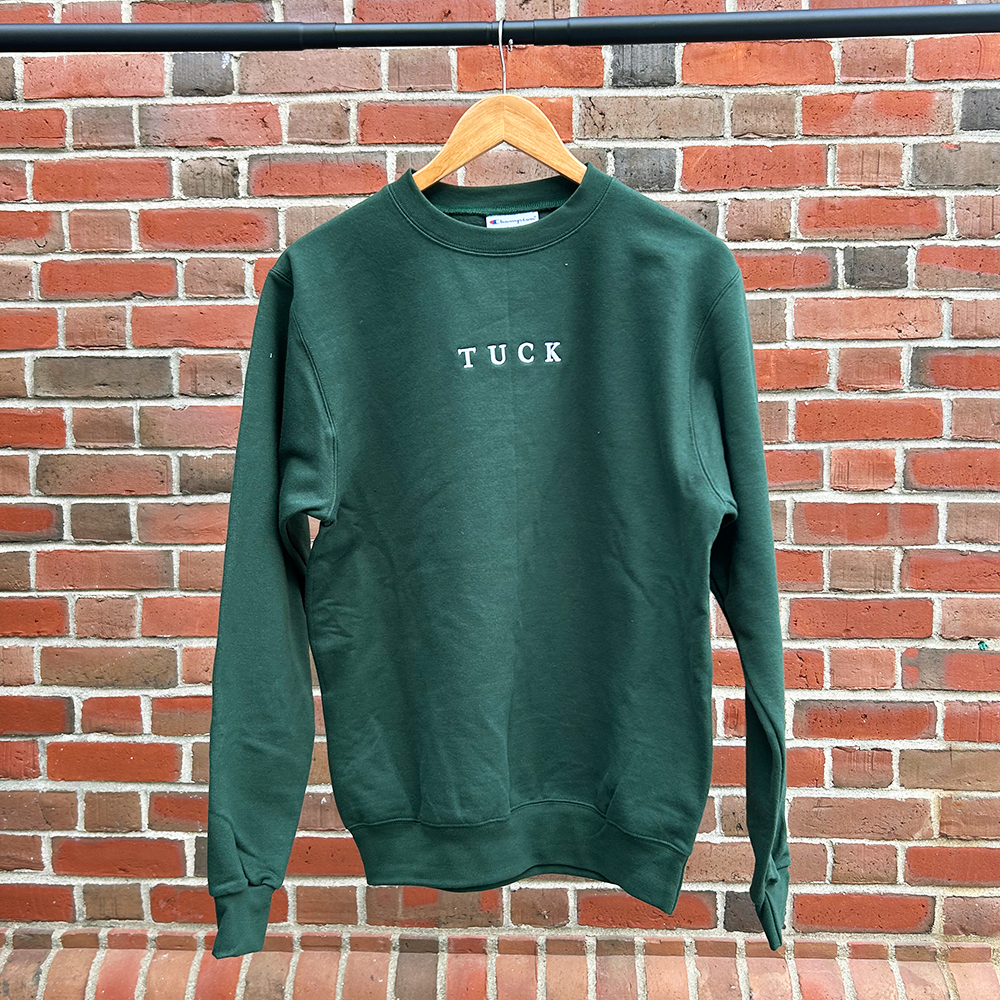 Tuck Embroidered Crewneck