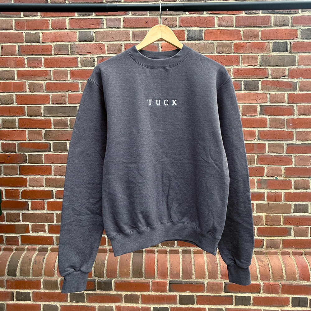 Tuck Embroidered Crewneck