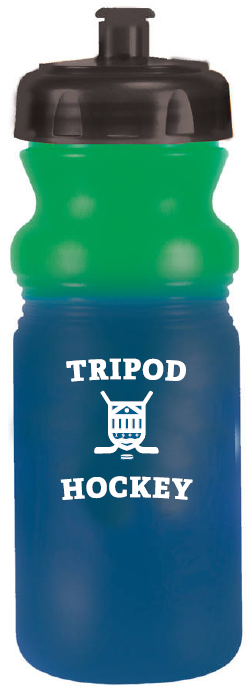 Tripod Hockey Water Bottle