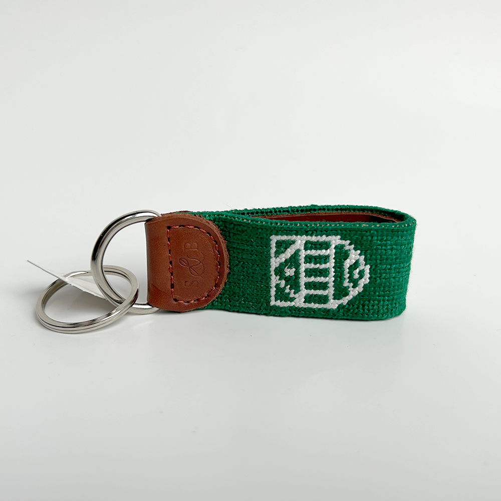 Tuck Needlepoint Key Fob