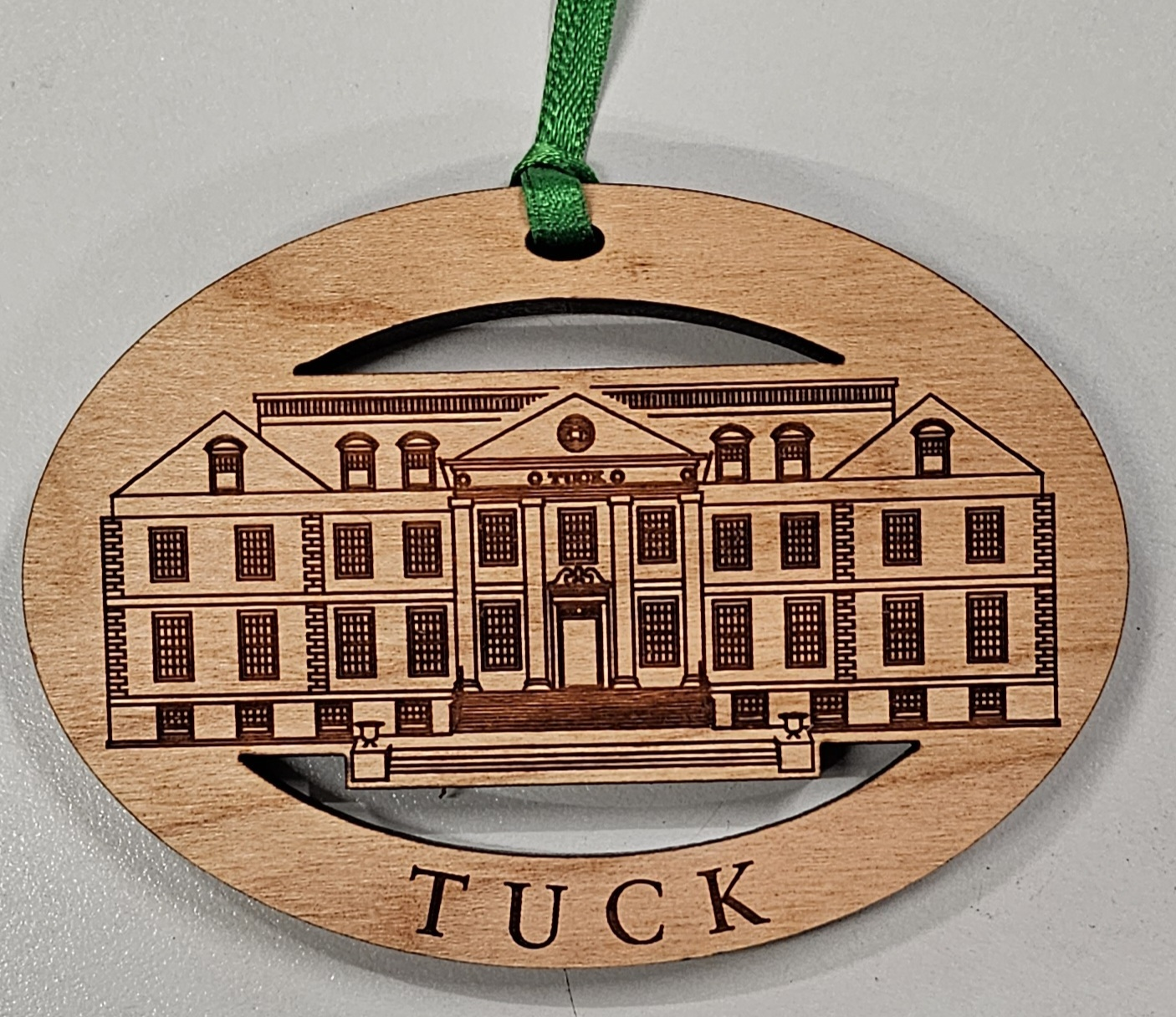 Wooden Tuck Hall Ornament