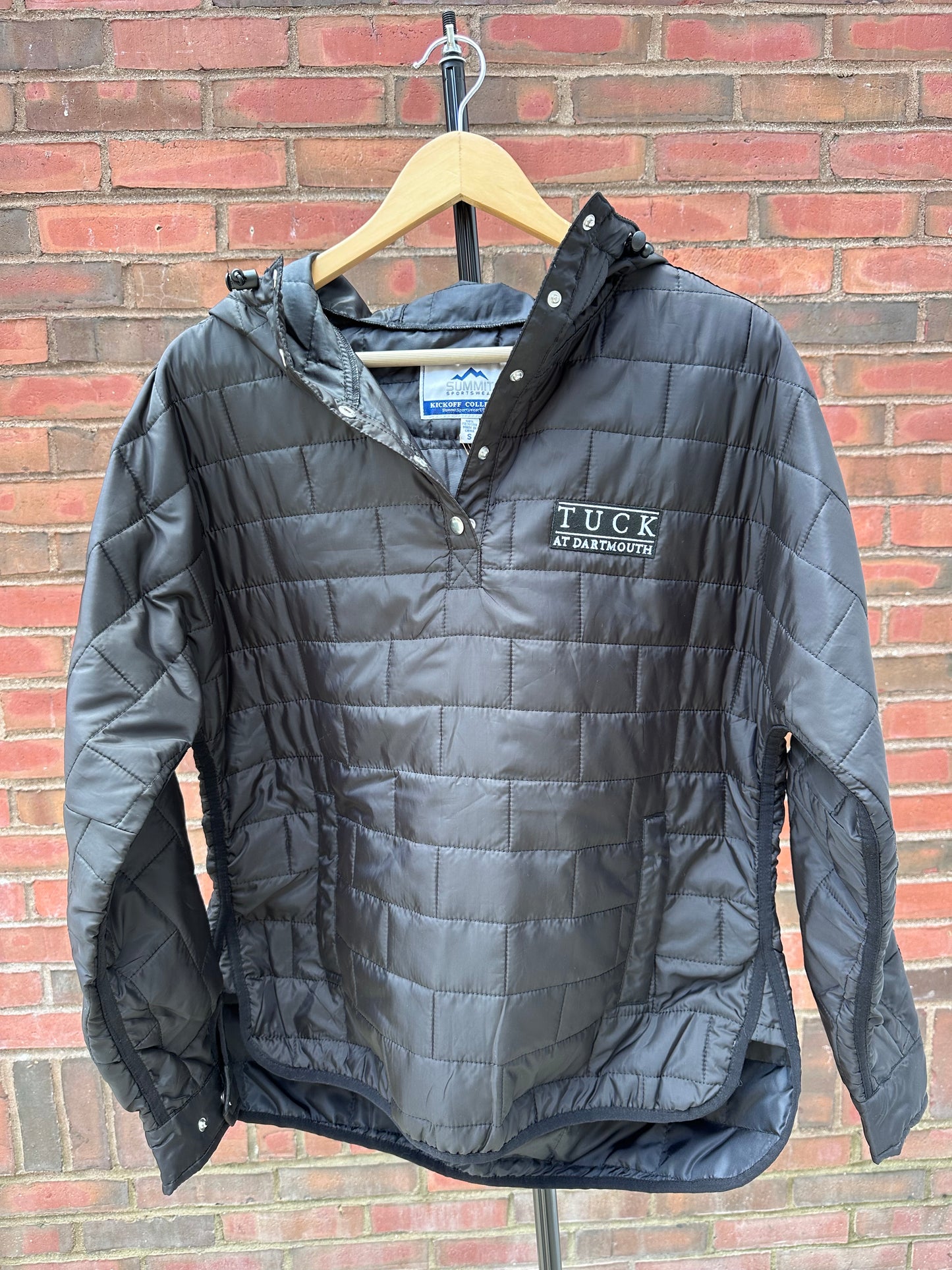 Hooded Quarter-Snap Windbreaker