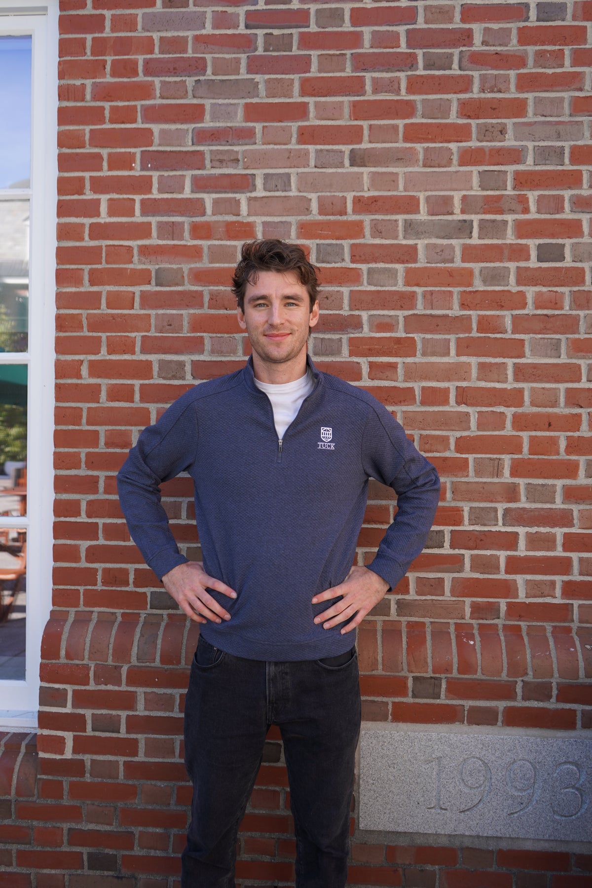 Textured Quarter-Zip Pullover