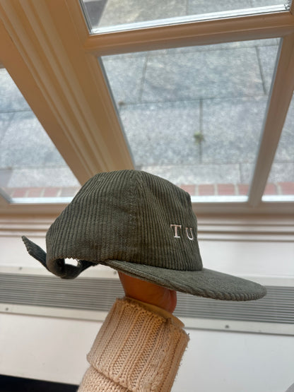 Tuck Green Corduroy Hat