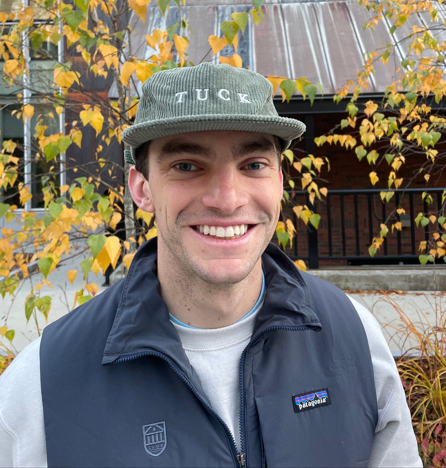 Tuck Green Corduroy Hat