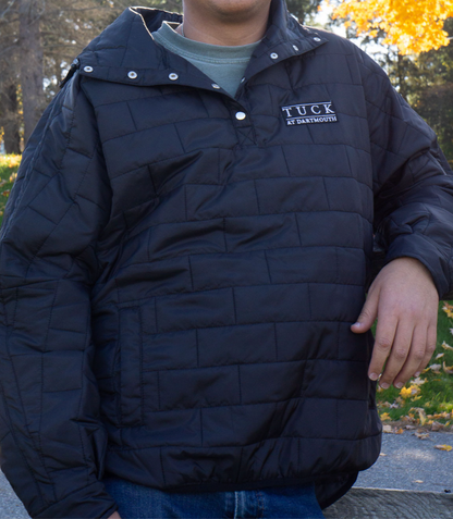 Hooded Quarter-Snap Windbreaker