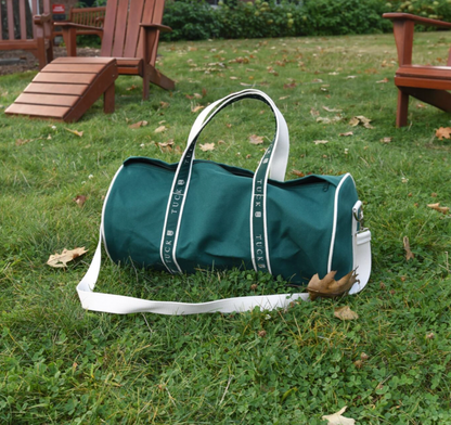 Dressnu Women's Convertible Duffel Bag - Multi-Purpose Shoulder Bag With USB Port, Waterproof Dark Green