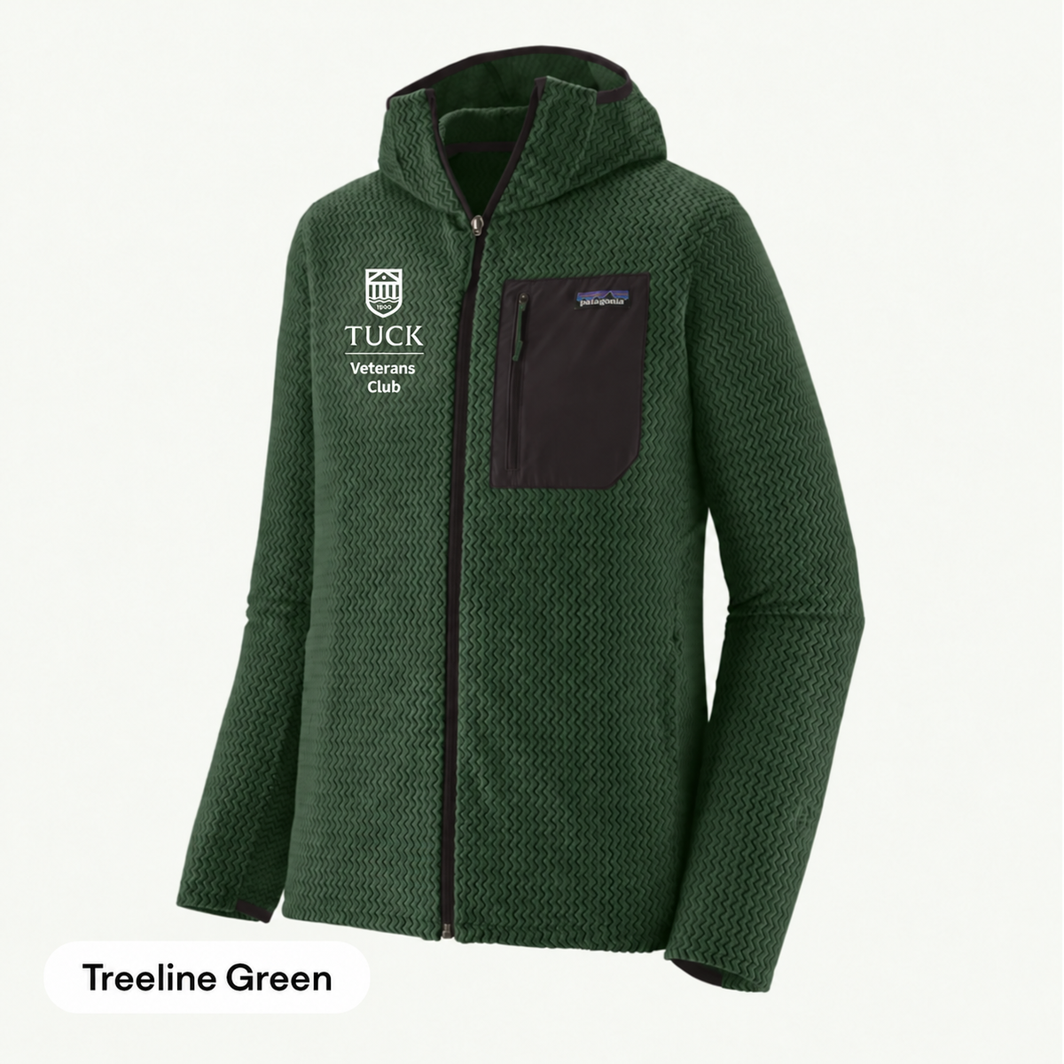 Veterans Patagonia Men's R1 Air Fleece Full-Zip Hoody