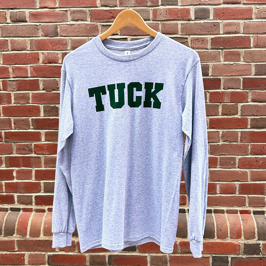 Tuck Long Sleeve Tee Shirt (Grey)